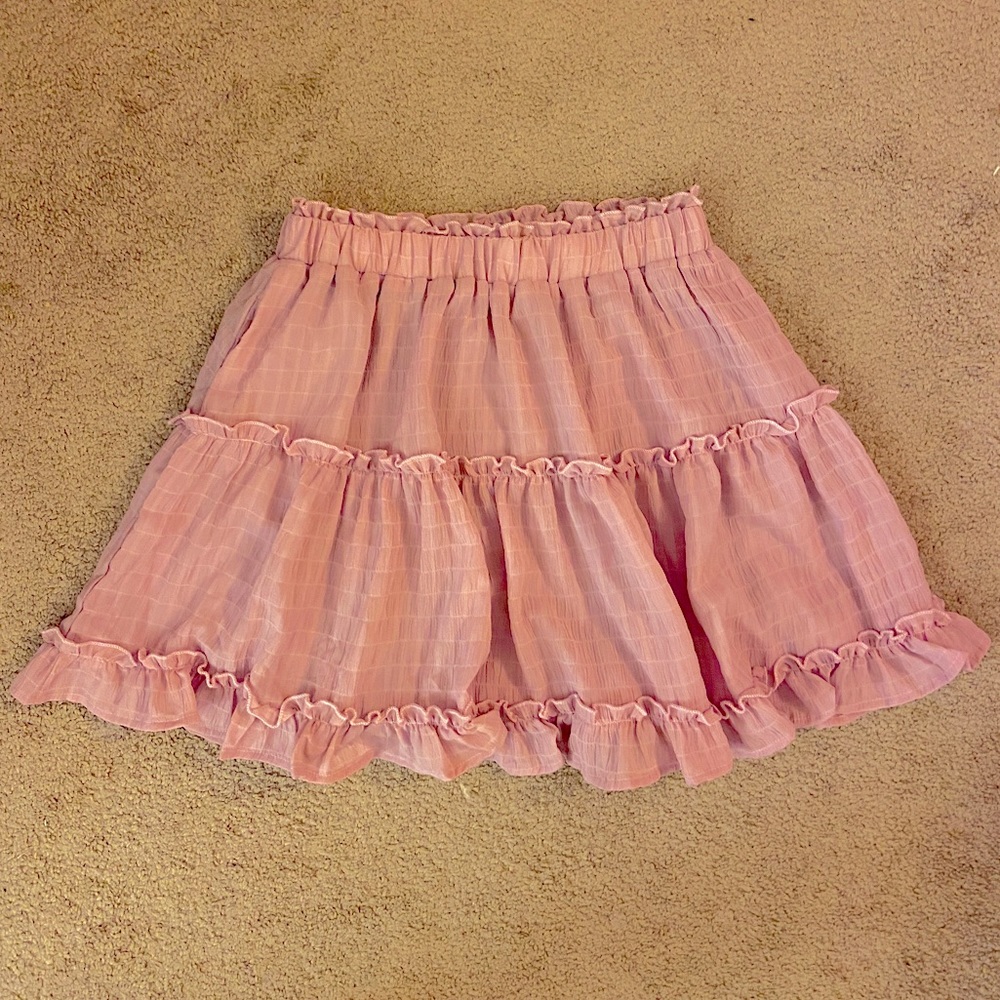 New Ruffled Mini Skirt